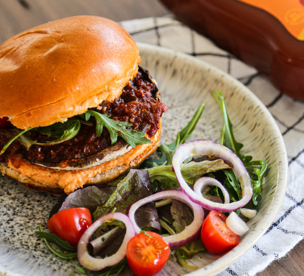 Barbecue Mushroom Sliders