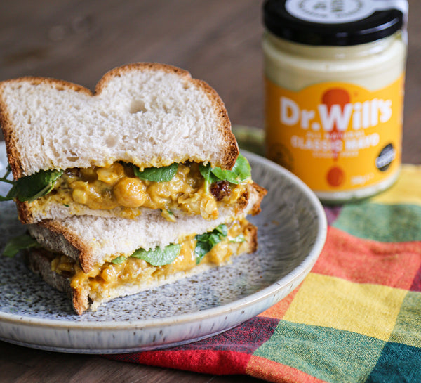 Coronation Chickpea Sandwich