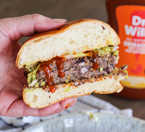 Sriracha Black Bean Burger