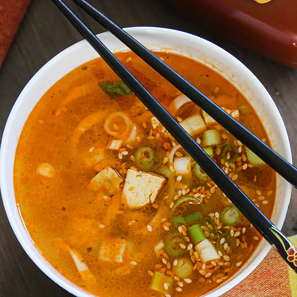 Korean BBQ Noodle Soup