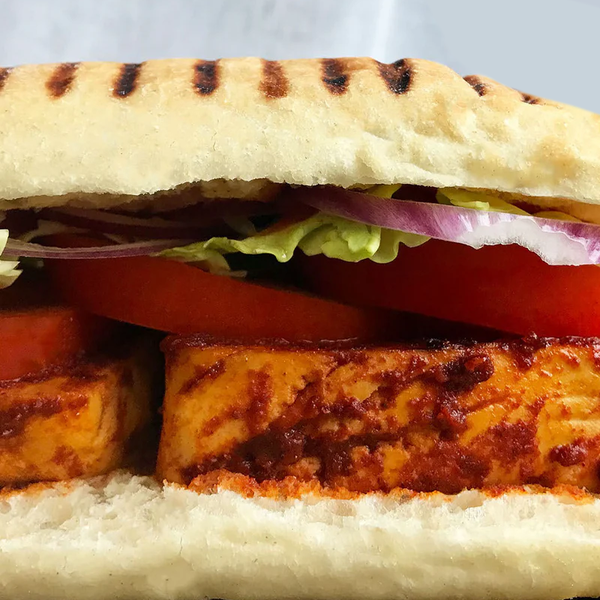 Spicy BBQ Tofu Sandwich
