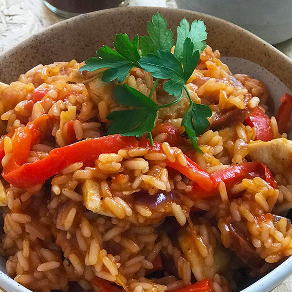 Chorizo and Chicken Jambalaya