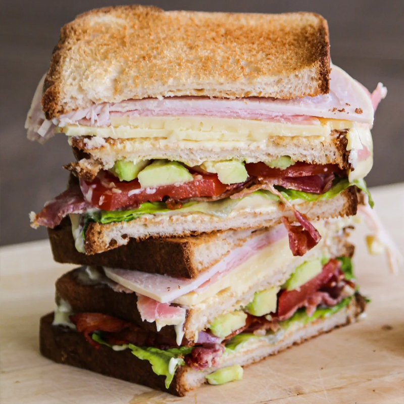 Avocado Mayo Club Sandwich