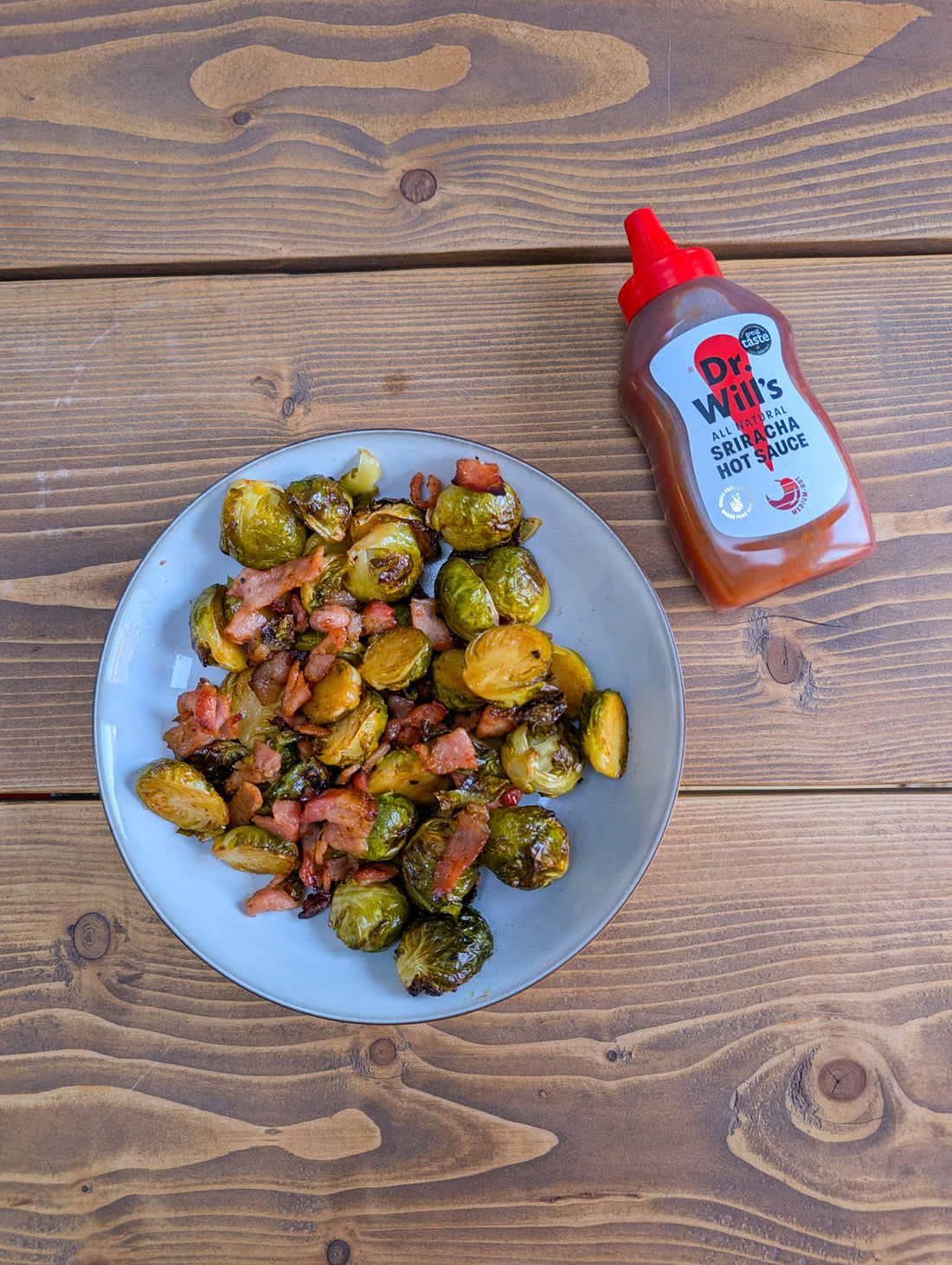 Spiced Maple & Bacon Roast Sprouts