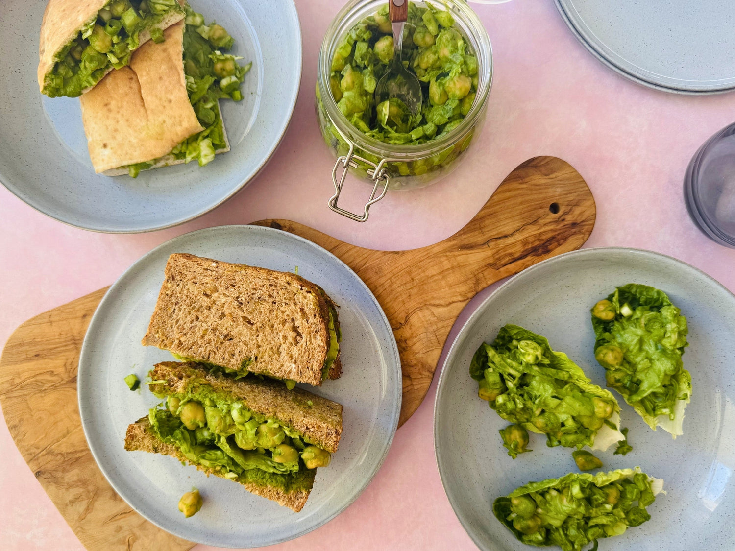 Loaded Green Goddess Chickpeas