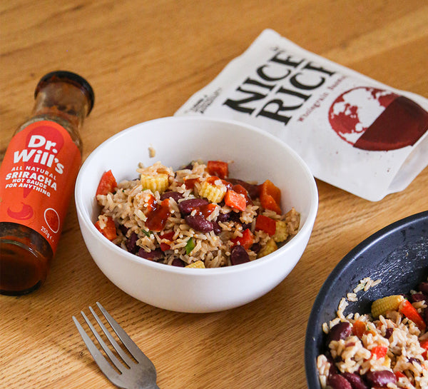 Dr. Will's x Nice Rice Sriracha Rice Salad