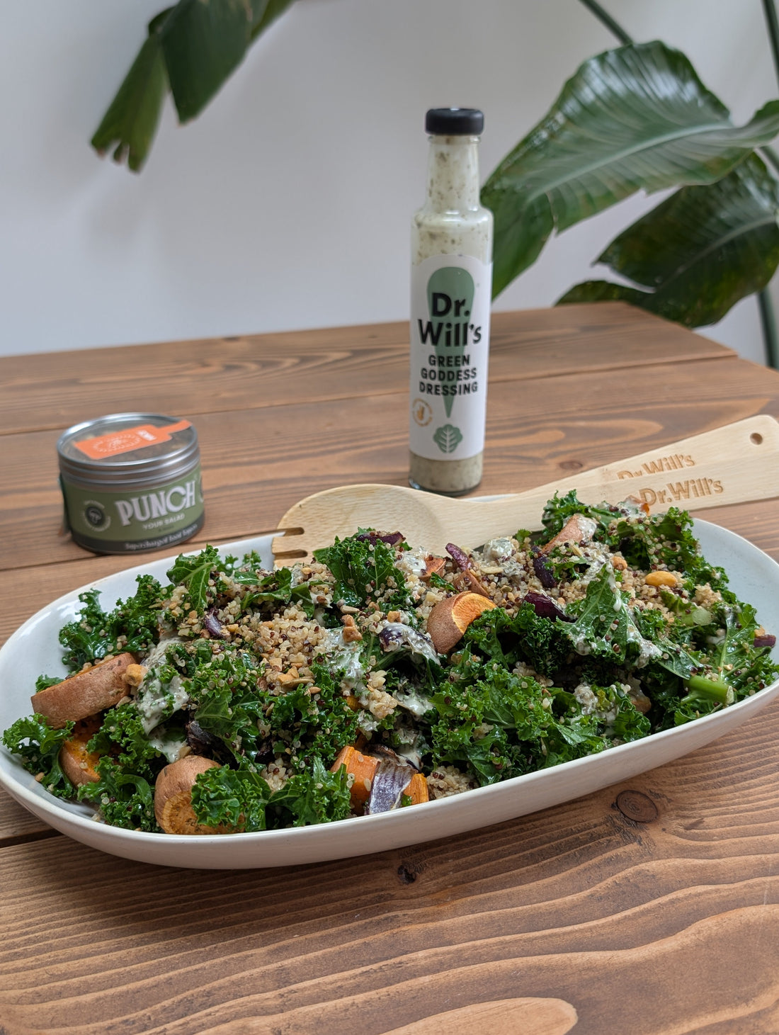 Dr. Will's x PUNCH: Sweet Potato & Kale Salad