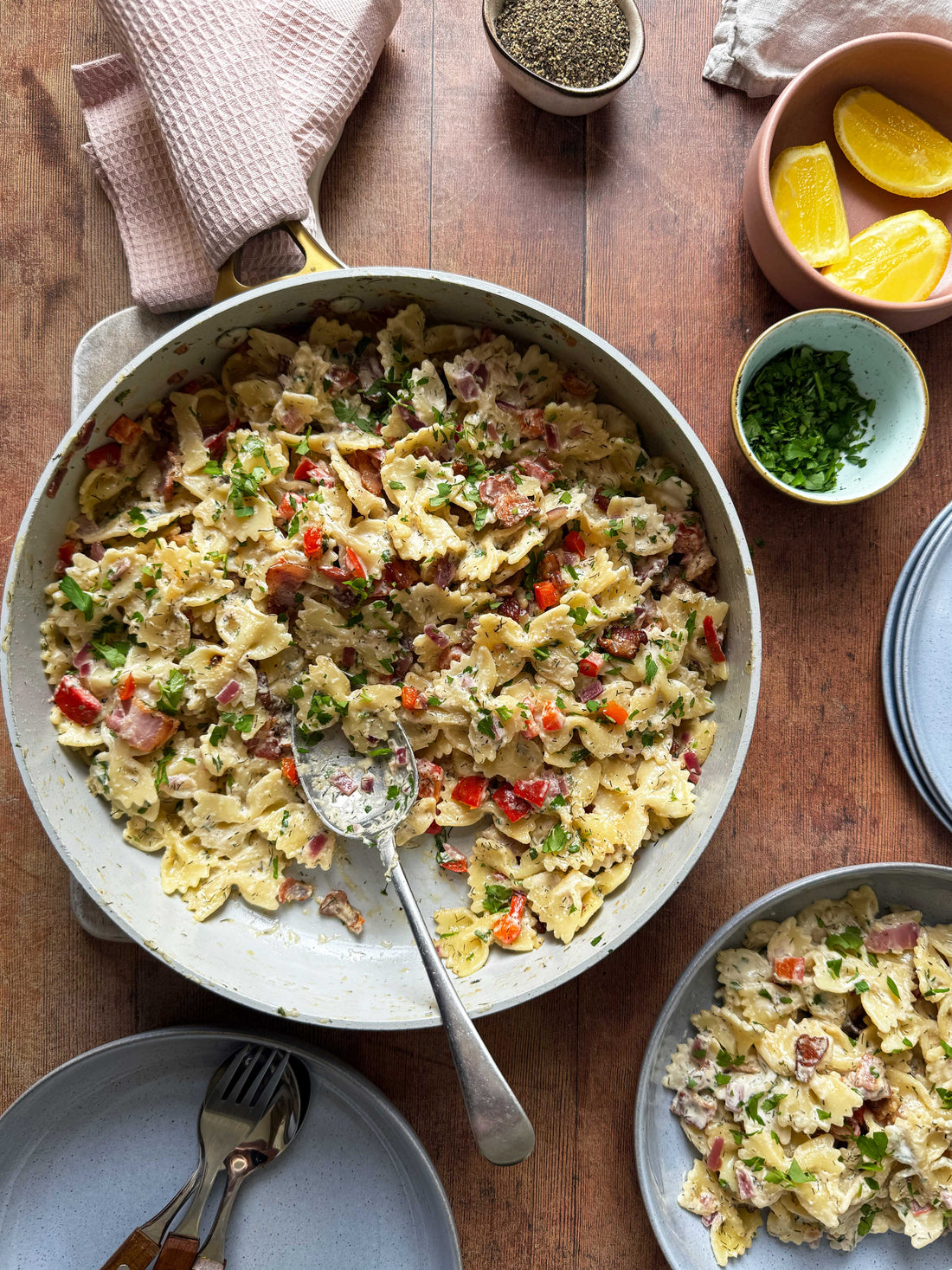 Bacon Ranch Pasta