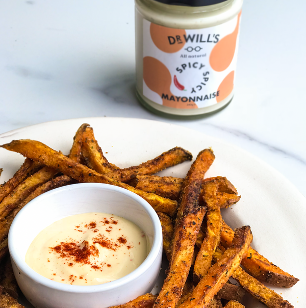 Sweet Potato Fries with Spicy Mayo