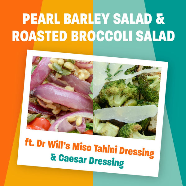 Pearl Barley & Roasted Broccoli Healthy Salads