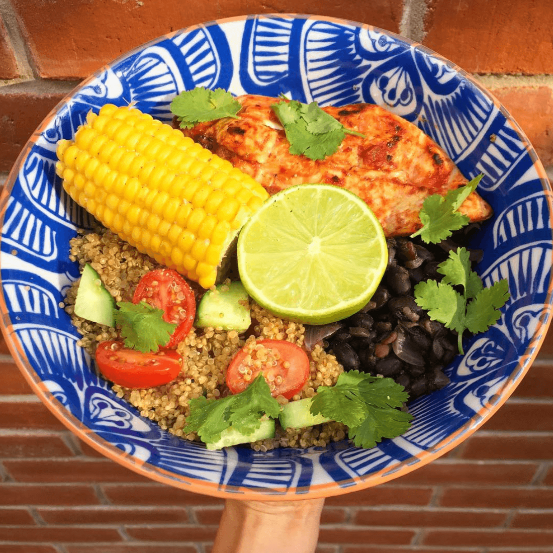 BBQ Glazed Chicken and Quinoa Bowls