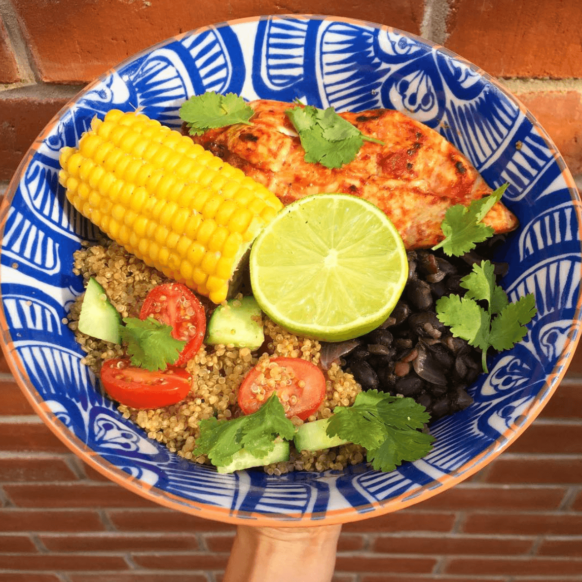BBQ Glazed Chicken and Quinoa Bowls
