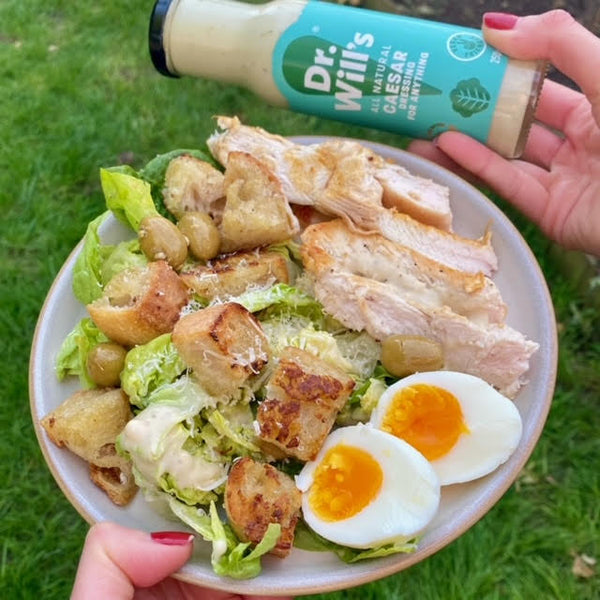 Dr. Will's Delicious Chicken Caesar Salad