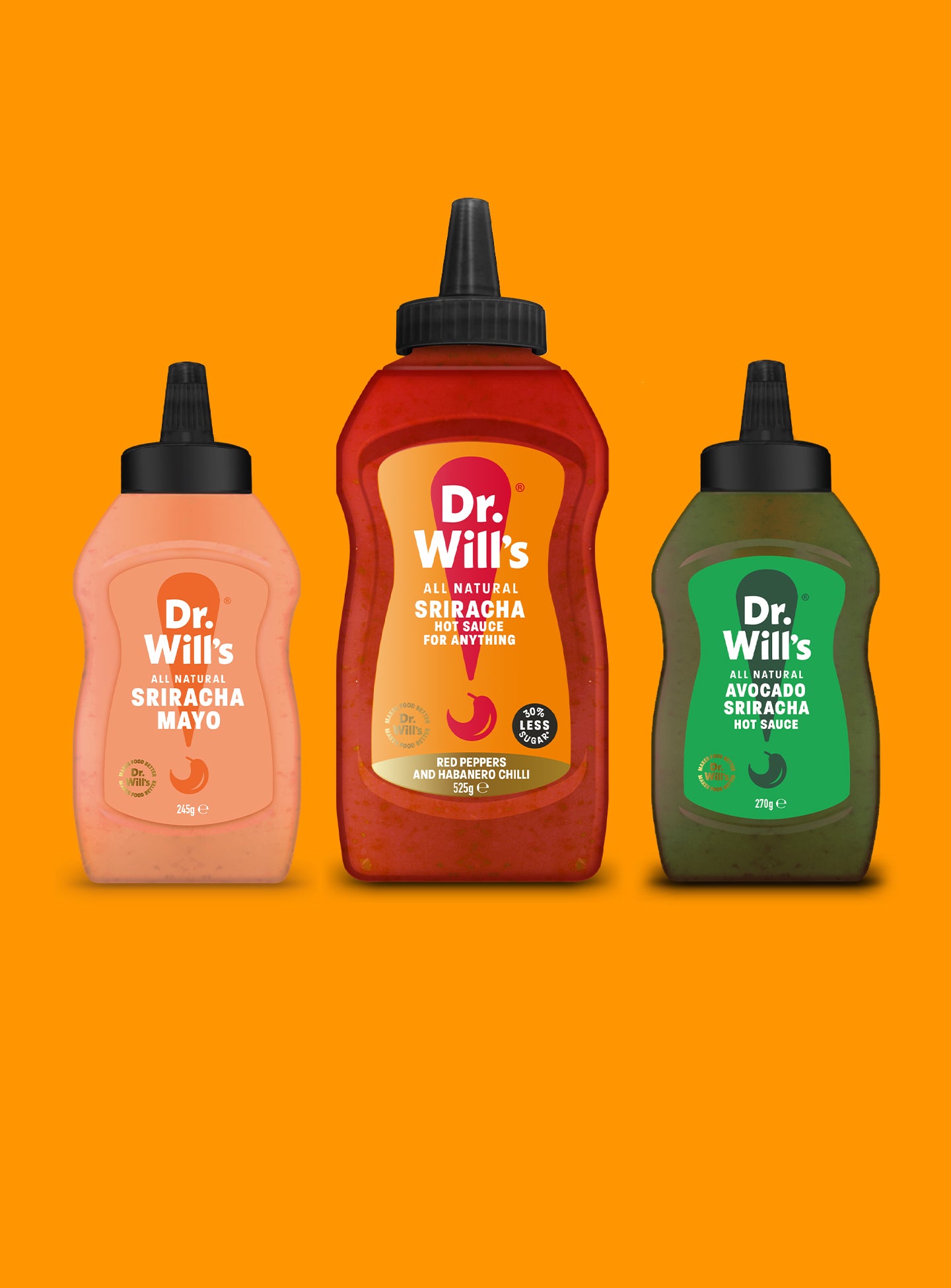 Dr. Will's Sriracha Selection